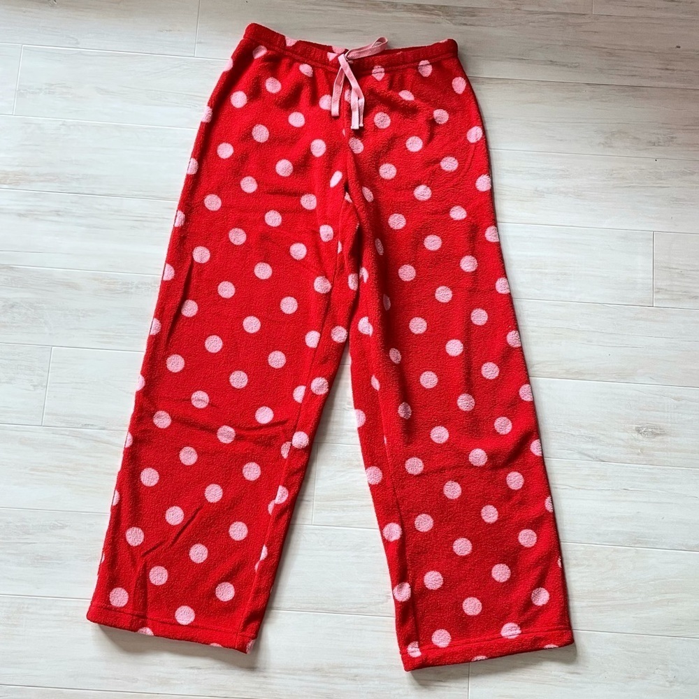 Red Polka Dots Pajama Pants
